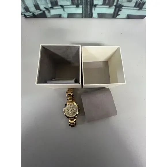 Michael Kors MK6795 Oversized Layton Gold-Tone Watch - Picture 4 of 6